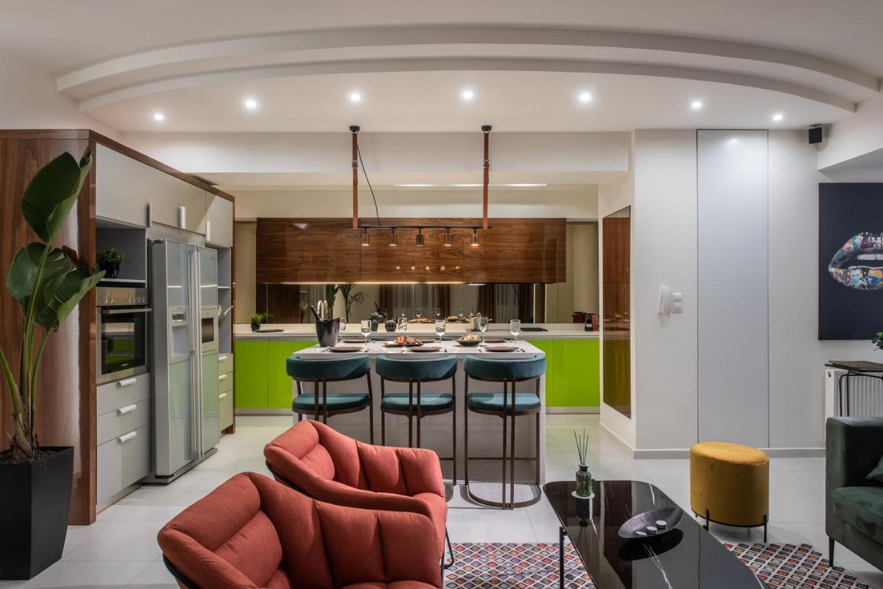 Maison De Mare, 4Br Central Luxury Beach Residence Hersonissos  Ngoại thất bức ảnh